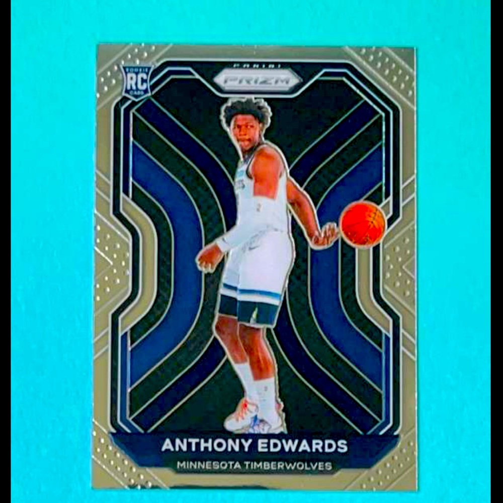 Anthony Edwards Panini Prizm Rookie Card #258